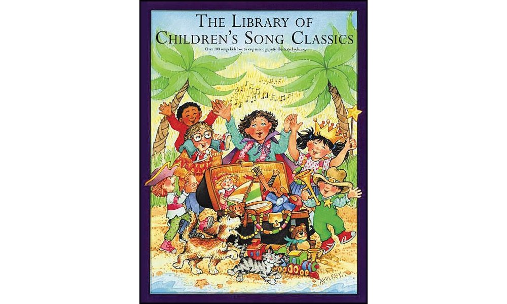 The Library of Children's Song Classics – Piano, Vocal and Guitar Songbook | Easy-to-Read Lyrics, Chords and Arrangements | Illustrated Collection of Storybook, Holiday and Folk Songs