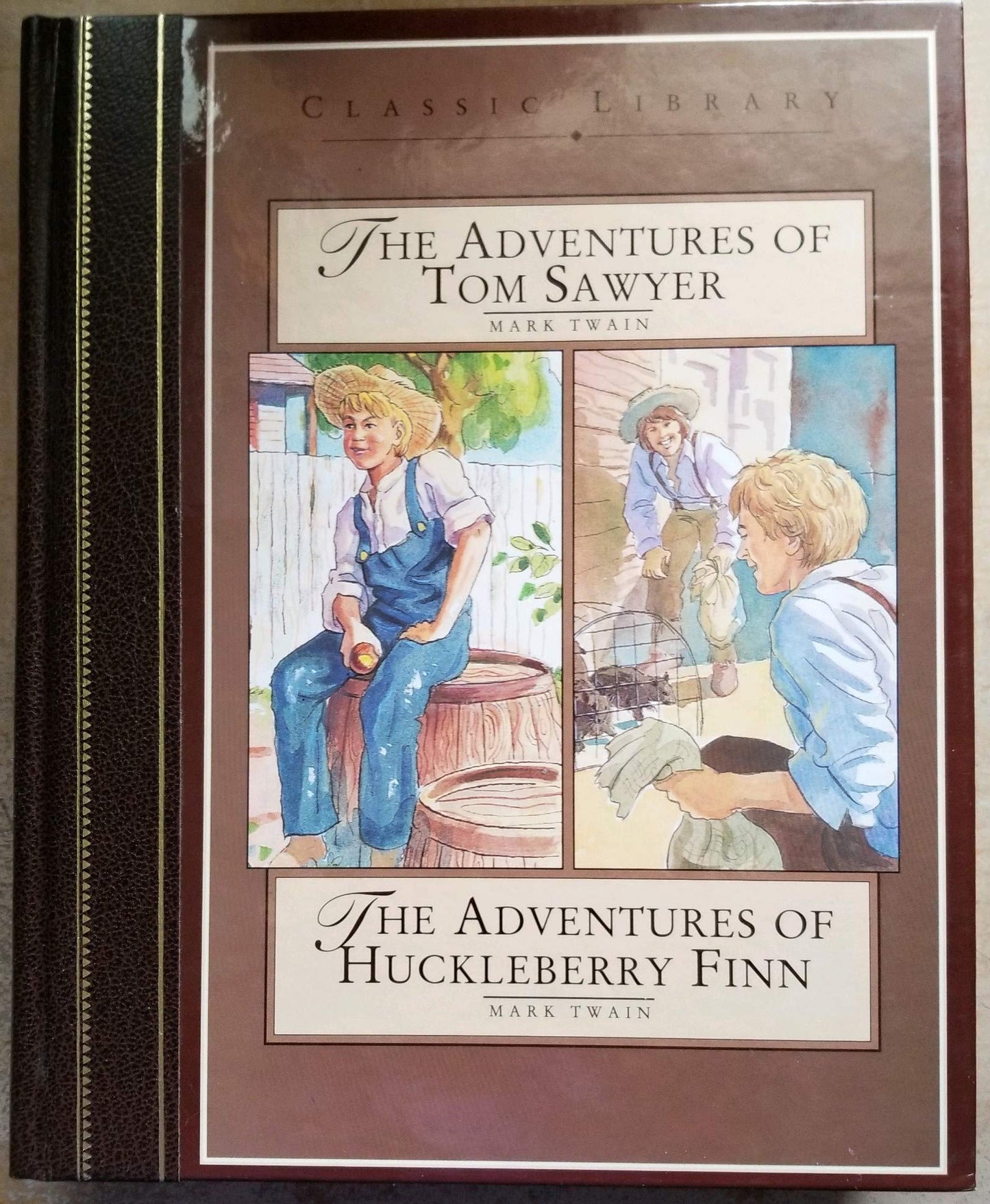 The Adventures of Tom Sawyer: The Adventures of Huckleberry Finn (Classic Library Series)