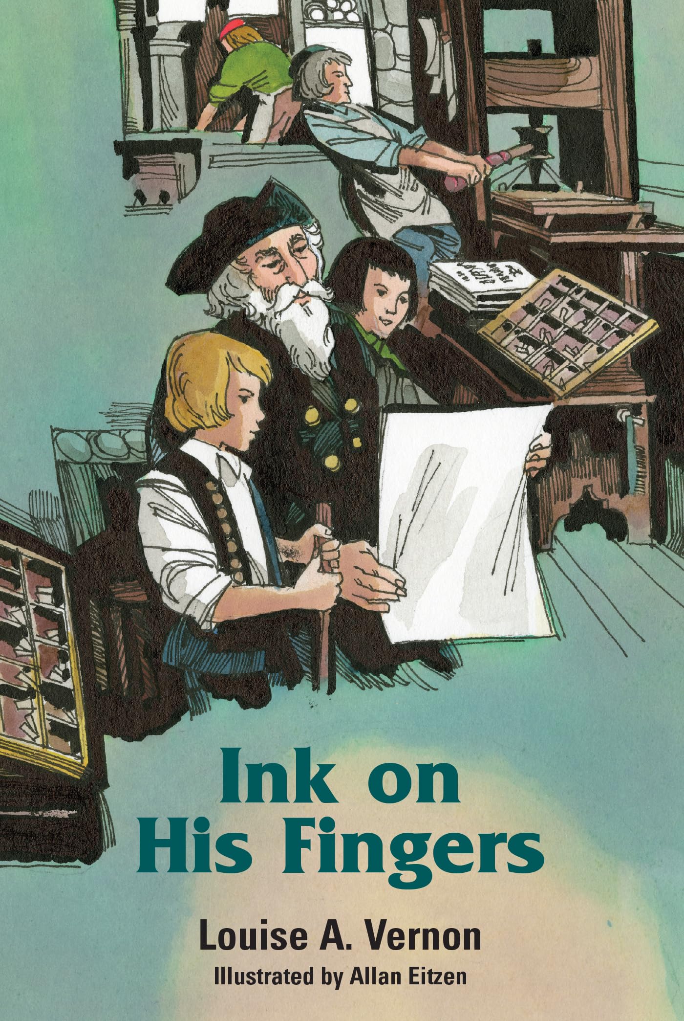 Ink on His Fingers (Louise A. Vernon Religious Heritage Series)