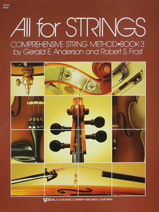All For Strings Book 3: Viola