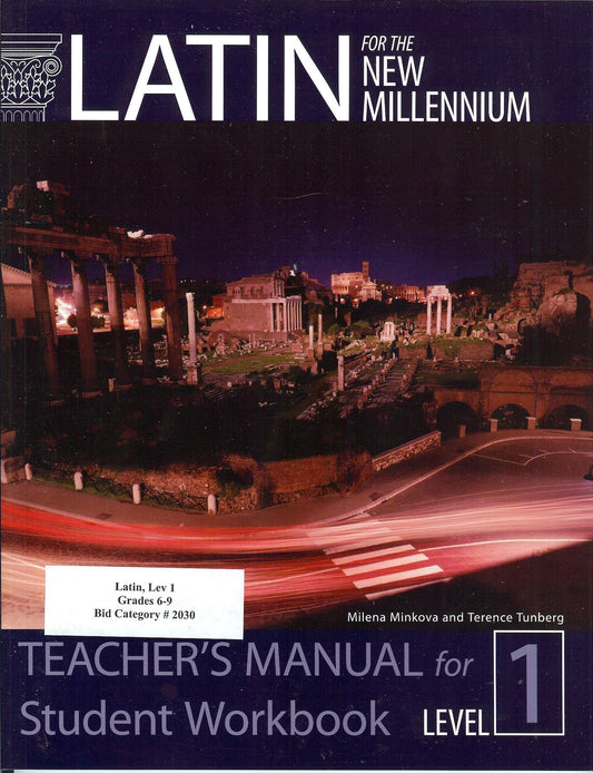Latin for the New Millennium: Level 1 - Teacher's Manual for Student Workbook (Latin Edition) - 2076
