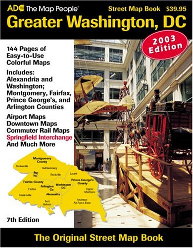 Greater Washington, DC: Street Map Book 7th Edition