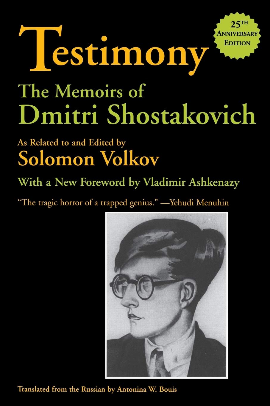 Testimony: The Memoirs of Dmitri Shostakovich (Limelight)