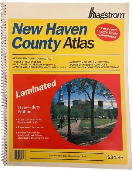 New Haven County Atlas : Laminated