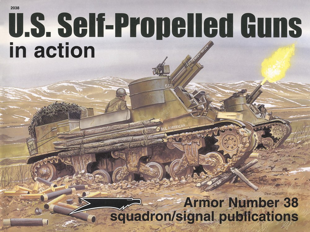 US Self-Propelled Guns in action - Armor No. 38 - 9393