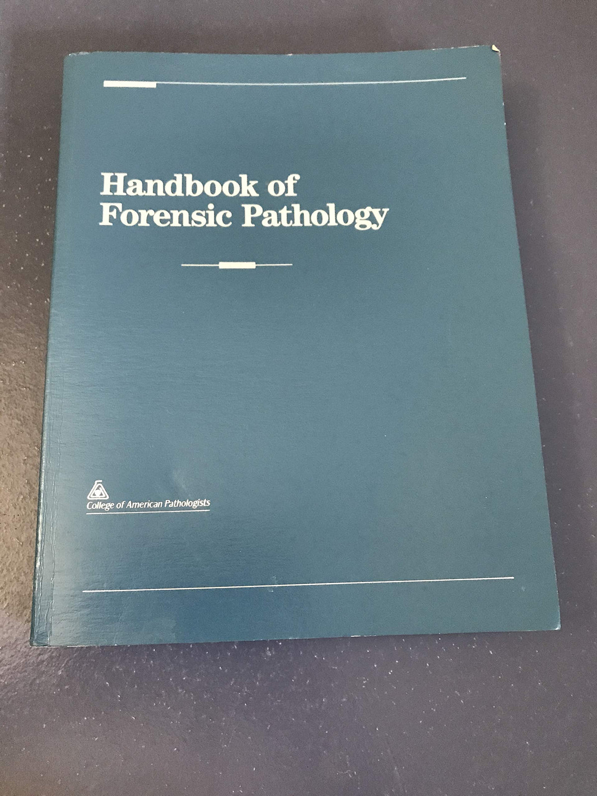 Handbook of Forensic Pathology