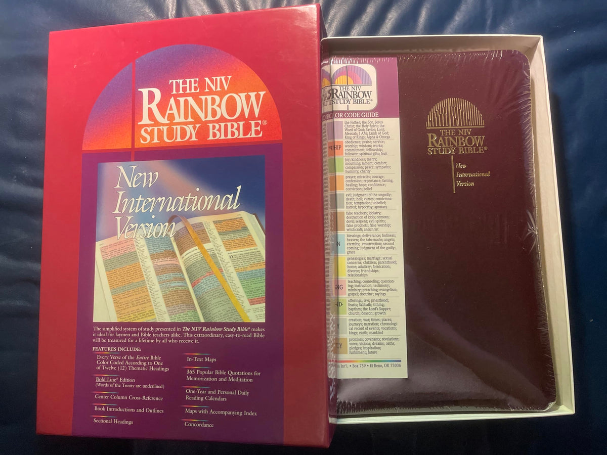 The Rainbow Study Bible New International Version/Imitation Leather Indexed