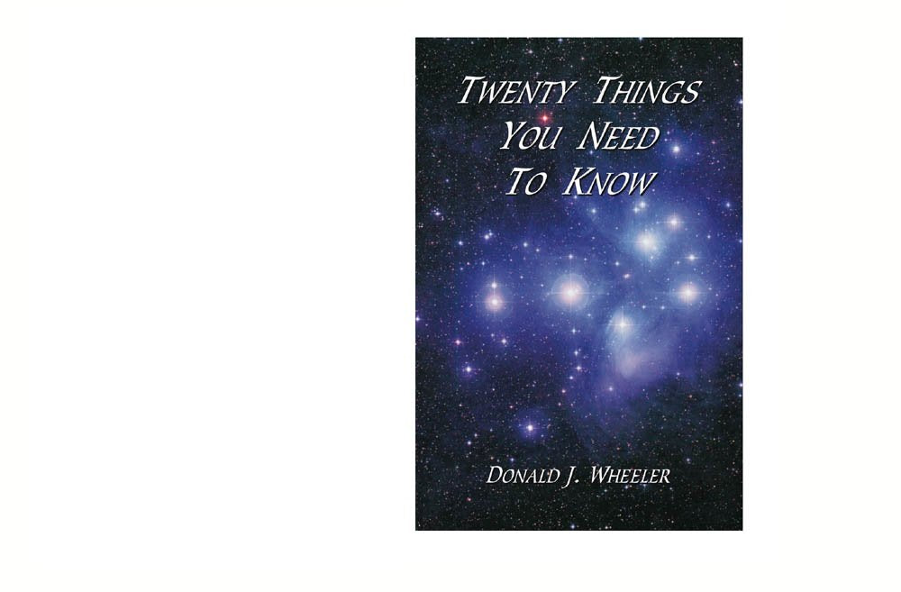 Twenty Things You Need to Know