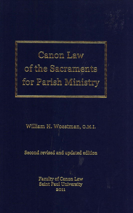 Canon Law of the Sacraments for Parish Ministry