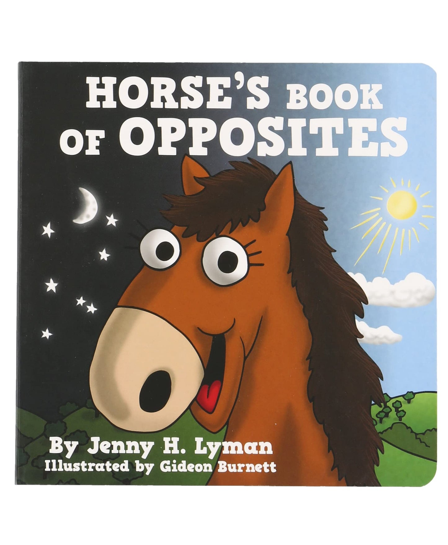 Horse's Book of Opposites: Learning Board Book for Toddlers (Lazy One's Outdoor Learning Adventures)