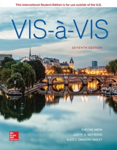 Vis-a-vis: Beginning French (Student Edition)