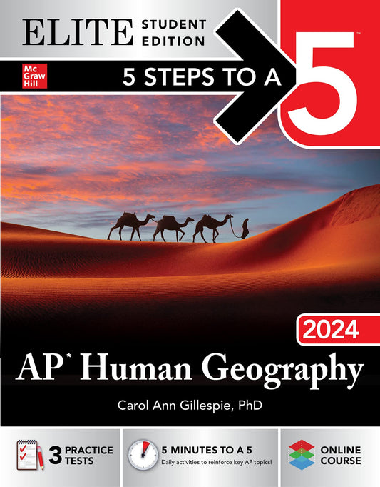 5 Steps to a 5: AP Human Geography 2024 Elite Student Edition - 1264
