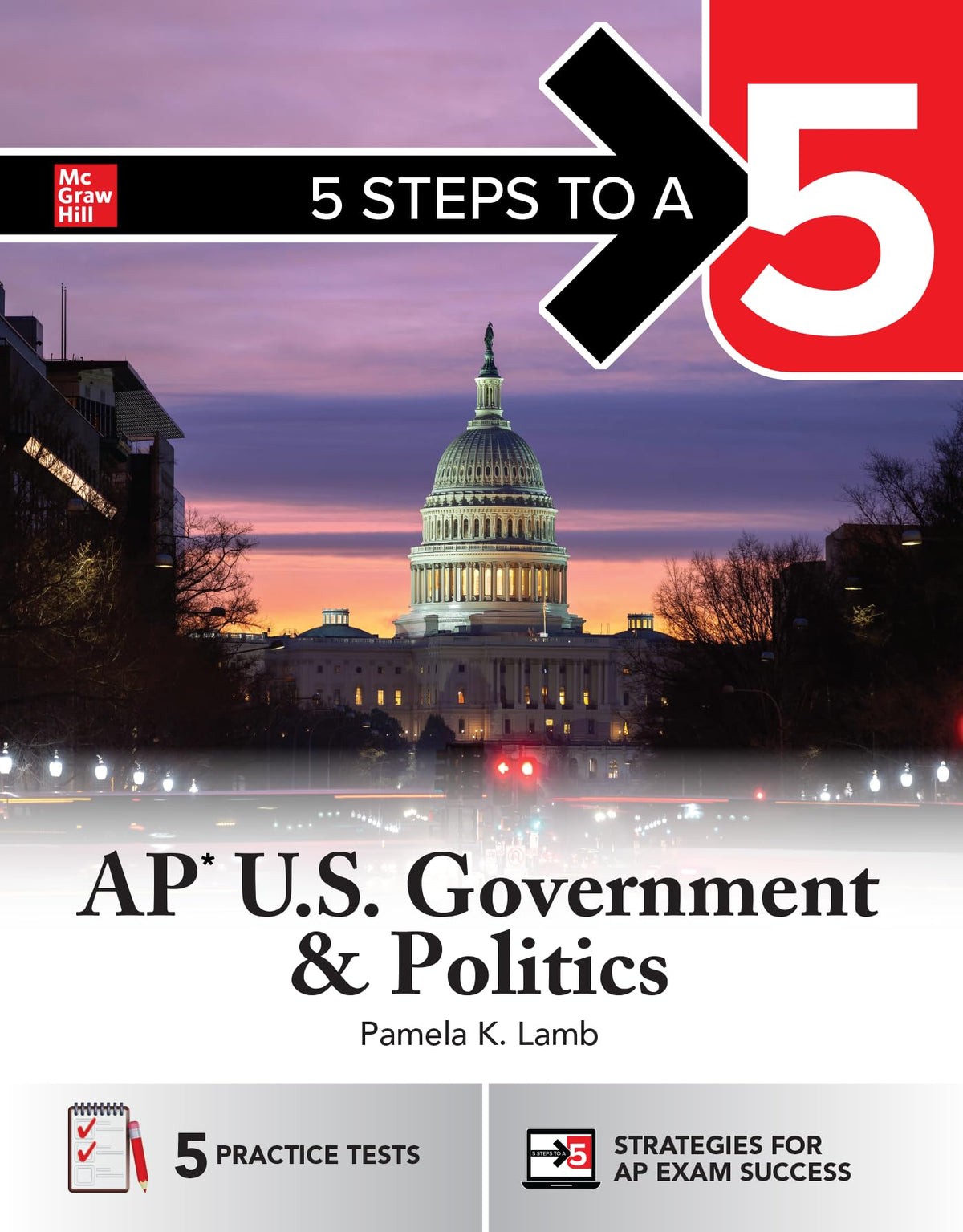 5 Steps to a 5: AP U.S. Government and Politics 2027: Practice AP Tests + AP Content Review + Digital Exams