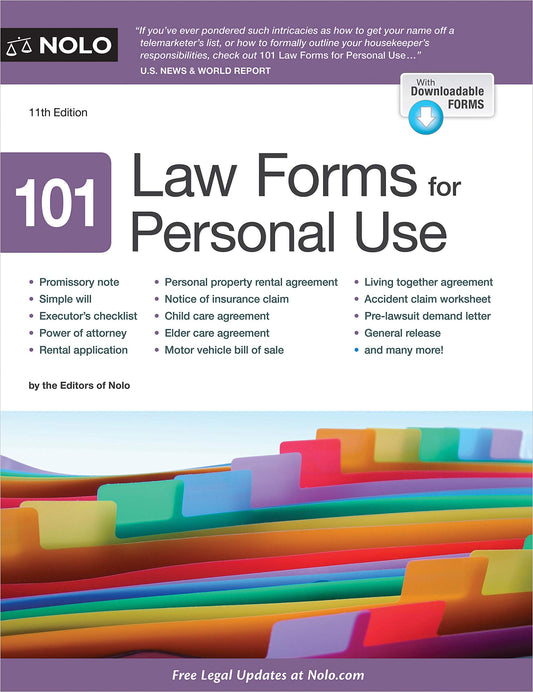 101 Law Forms for Personal Use - 5276