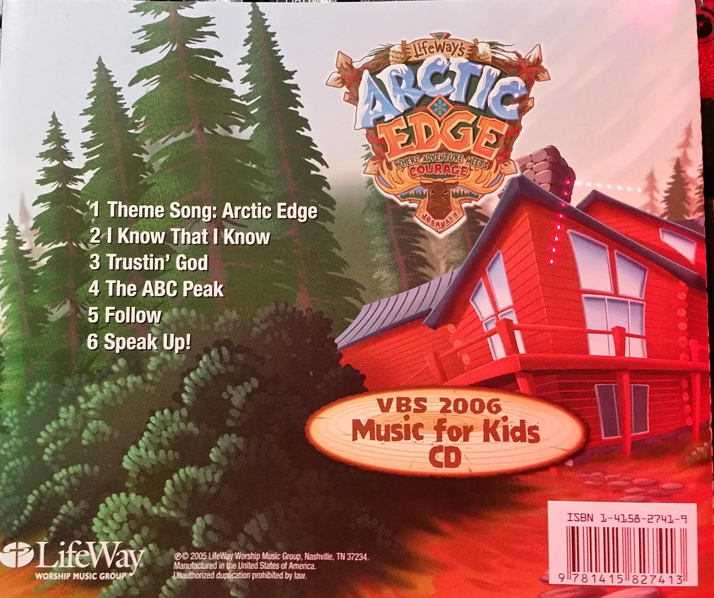 Lifeway's Arctic Edge Where Adventure Meets Courage / VBS 2006 Music for Kids - 640