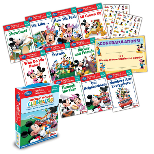 Mickey Mouse Clubhouse: Reading Adventures Mickey Mouse Clubhouse Level Pre-1 Boxed Set - 1123