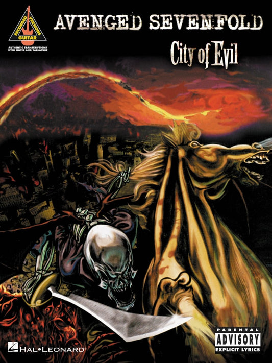 Avenged Sevenfold - City of Evil: Guitar Recorded Versions Songbook with TAB | Heavy Metal Sheet Music for Electric Guitar | Complete Album Transcriptions for Practice Performance and Advanced Study