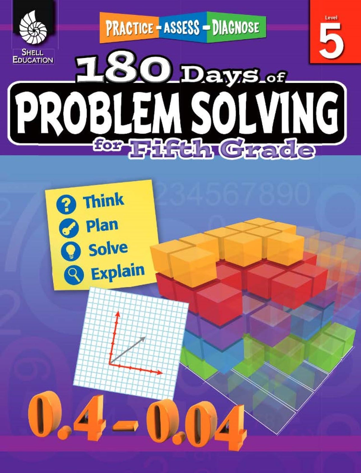 180 Days®: Problem Solving for Fifth Grade: Practice, Assess, Diagnose