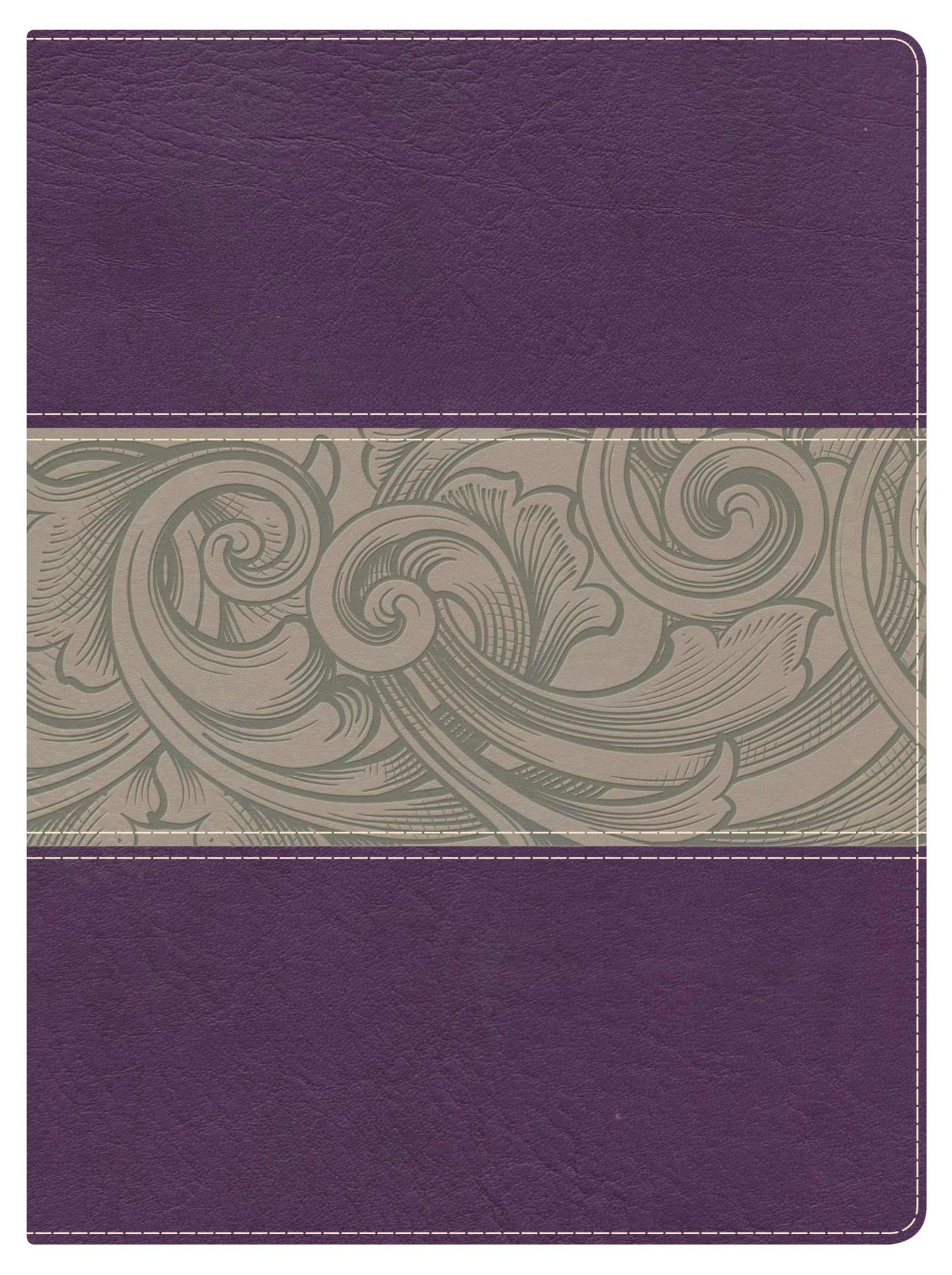 Holman Study Bible: NKJV Edition, Eggplant/Tan LeatherTouch