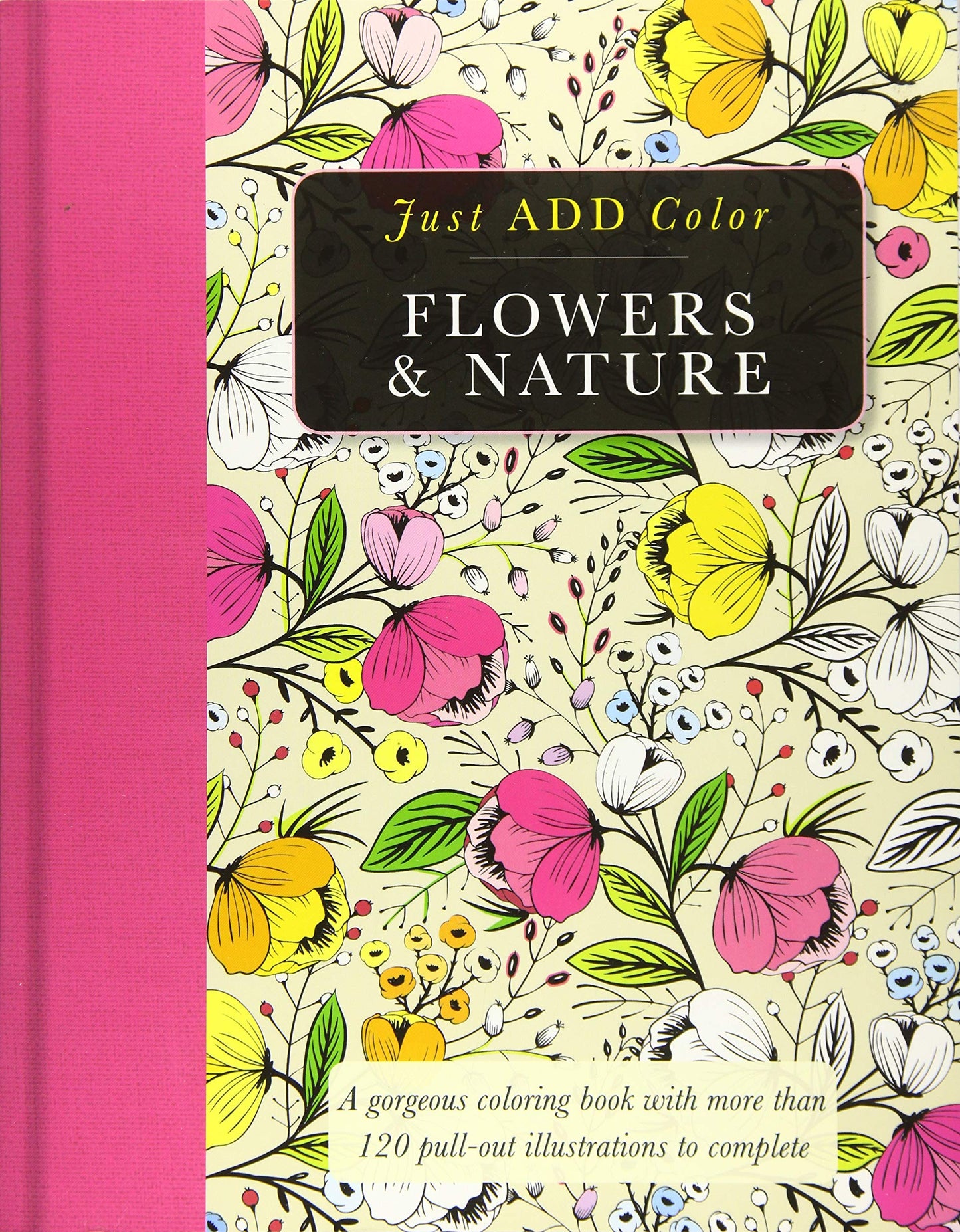 Flowers & Nature: A Gorgeous Coloring Books With More Than 120 Pull-Out Illustrations to Complete (Just Add Color)