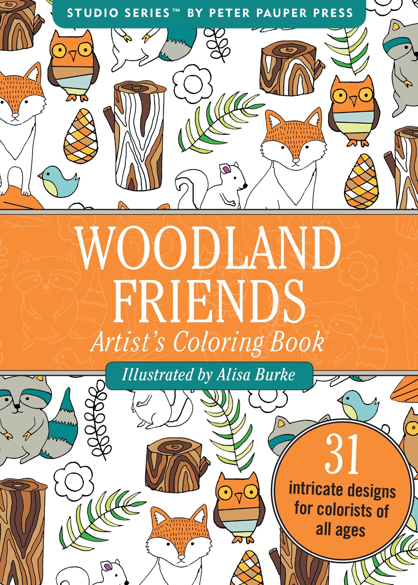 Color Bk Small Woodland Friends (Studio Series)