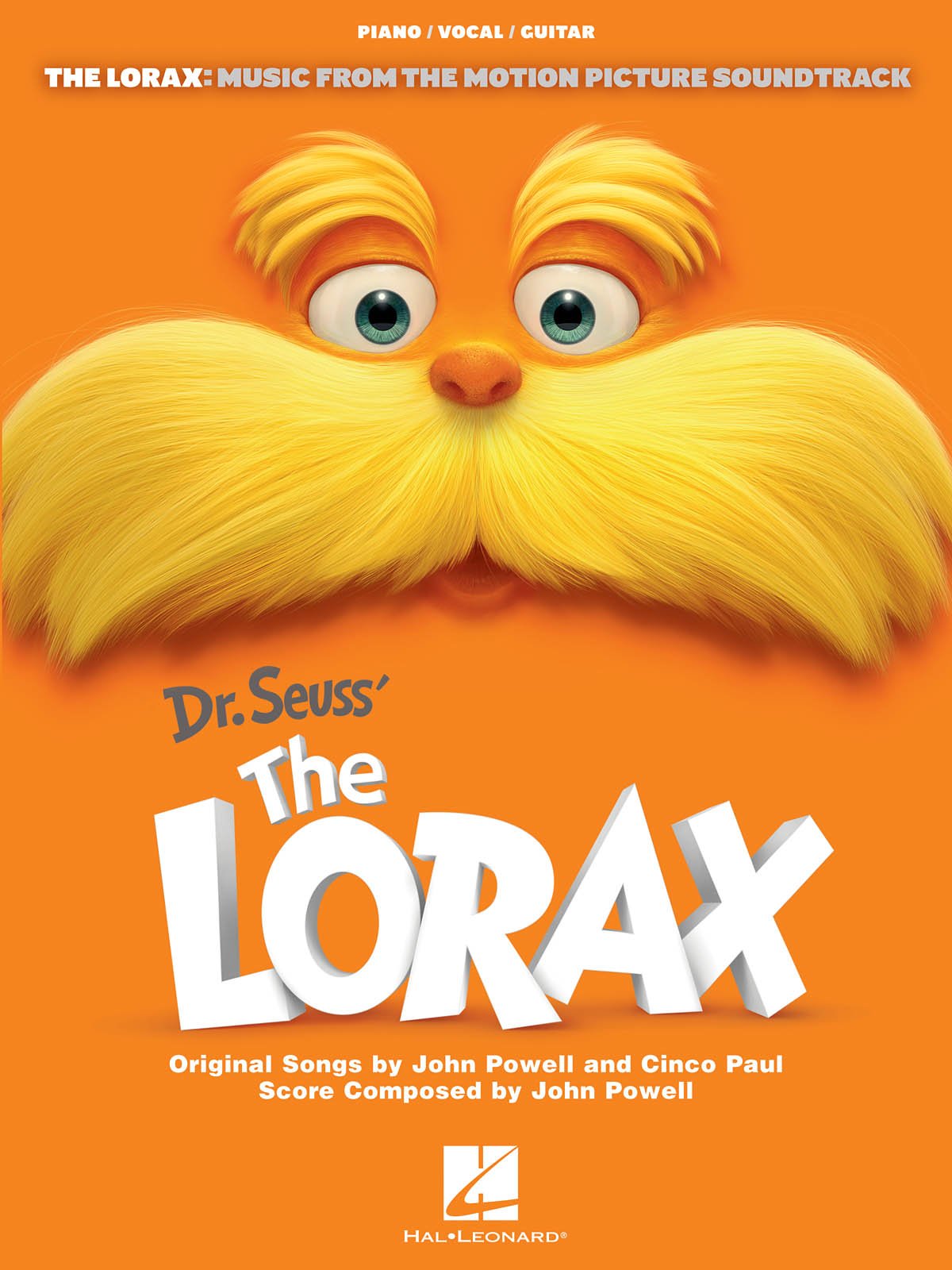 Dr Seuss' The Lorax - Music from the Motion Picture Soundtrack | Piano/Vocal/Guitar Sheet Music Songbook with Full Lyrics and Chords | Childrens Movie ... Paul (Piano / Vocal / Guitar Soundtrack)