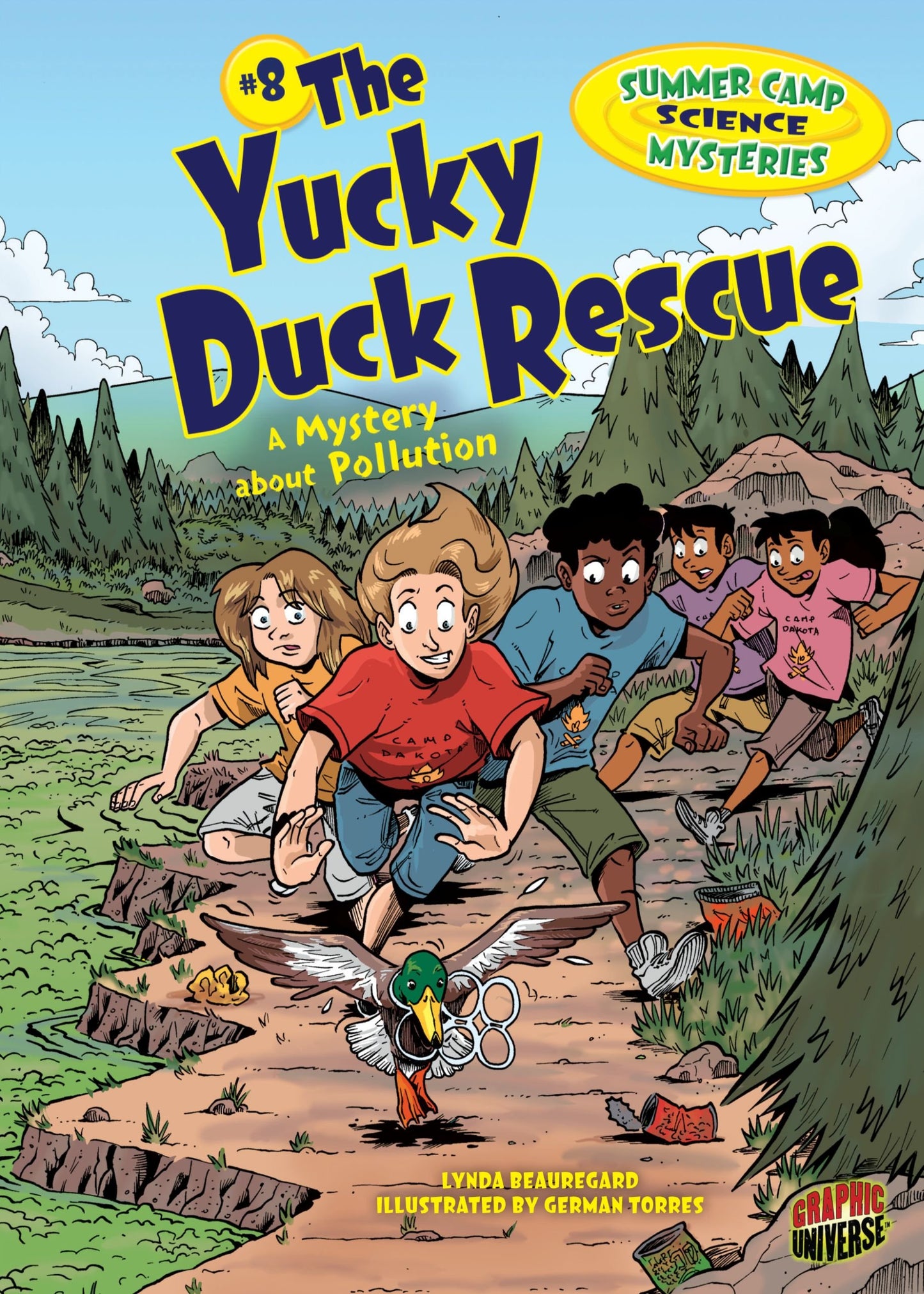 The Yucky Duck Rescue: A Mystery about Pollution (Summer Camp Science Mysteries)