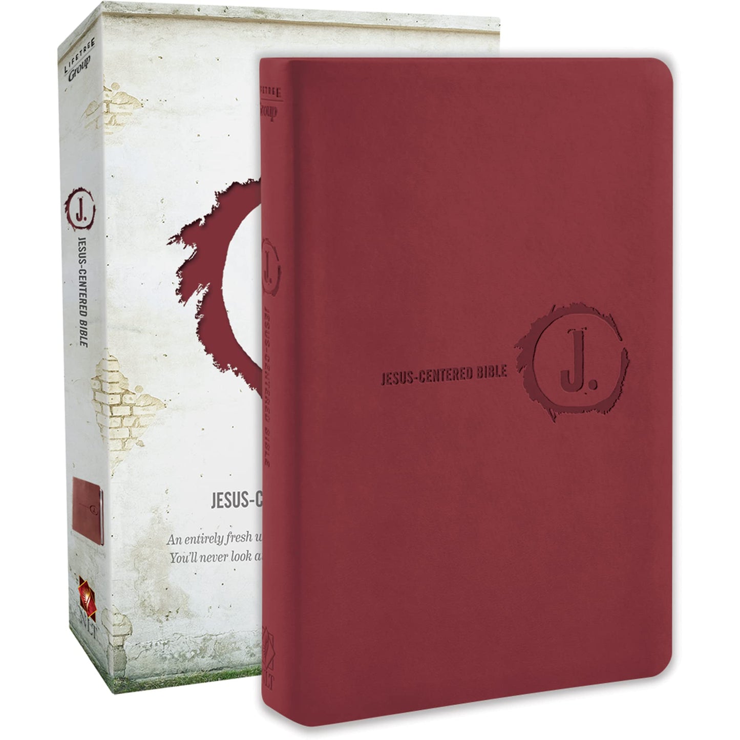 Holy Bible: Nlt Jesus-centered Bible, Cranberry