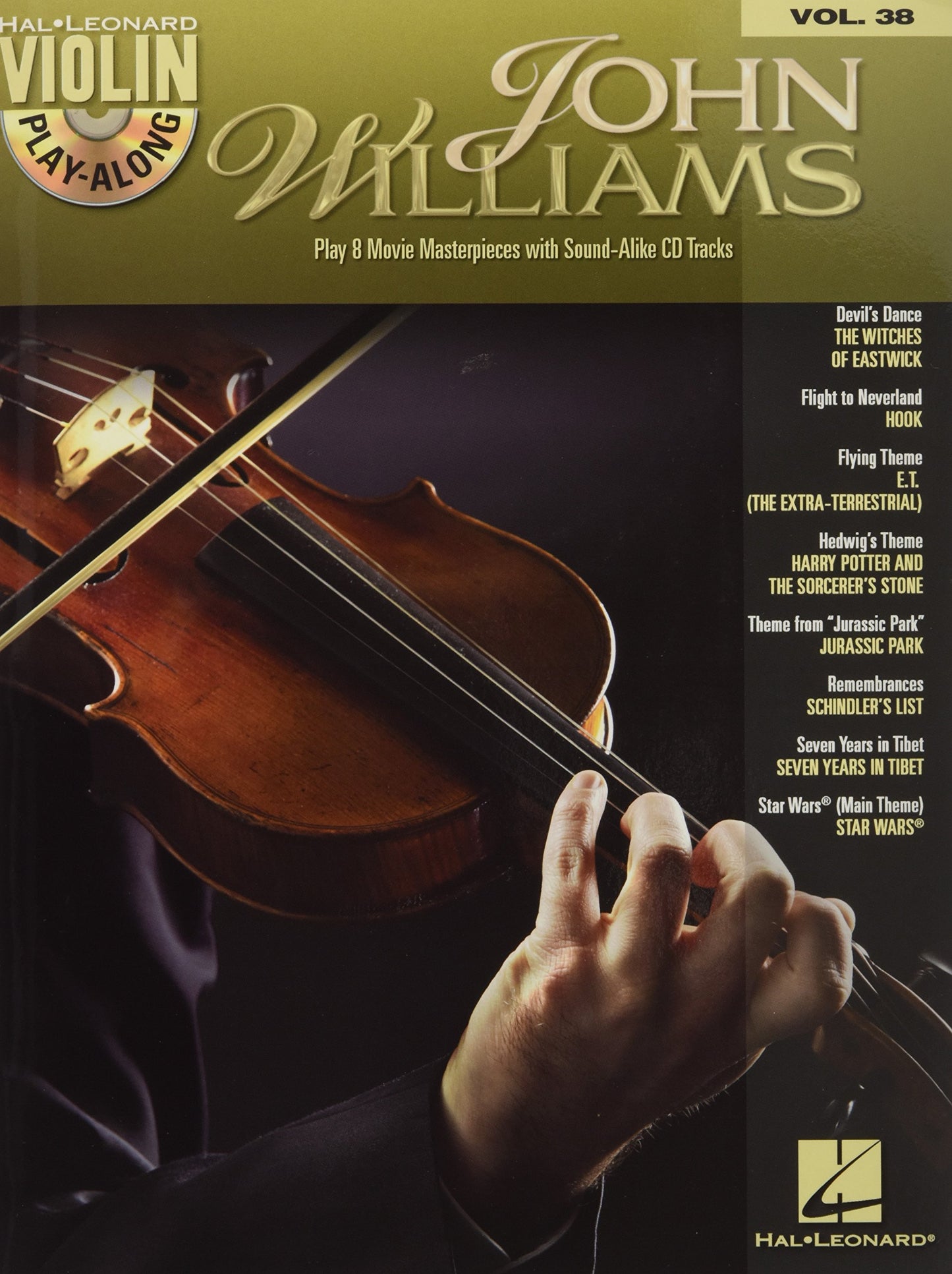 John Williams: Violin Play-Along Volume 38 | Violin Sheet Music Songbook with Online Audio | Movie Themes Collection for Violin Solo with Backing ... Features (Hal Leonard Violin Play-Along, 38)