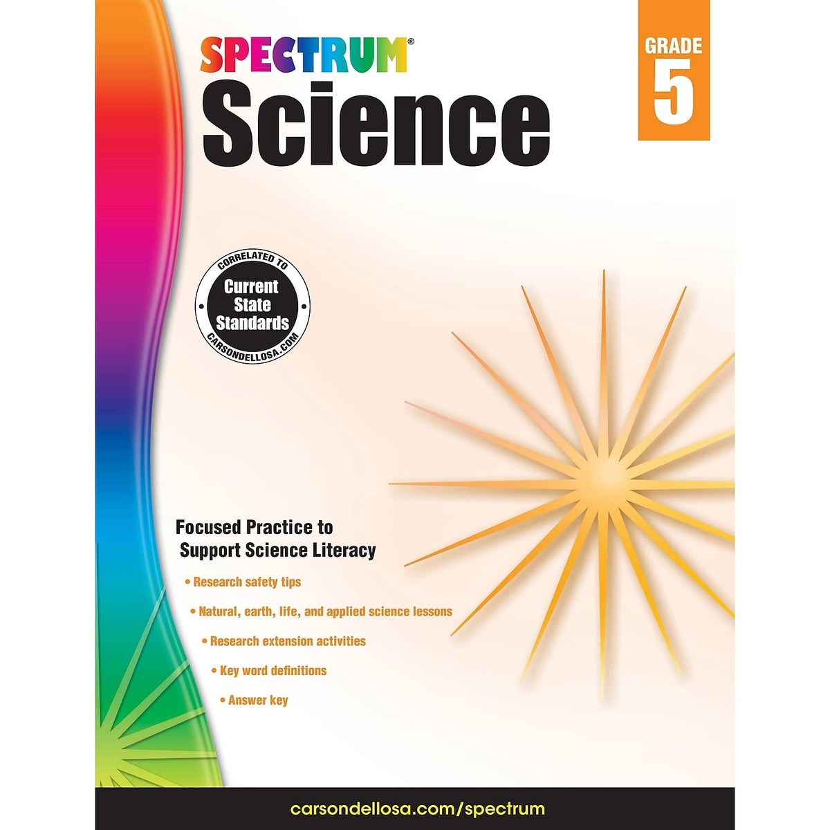 Spectrum Grade 5 Science Workbook, Natural, Earth, Life Sciences, and More With Scientific Research Activities and Safety Tips, Classroom or Homeschool Curriculum (Volume 57)