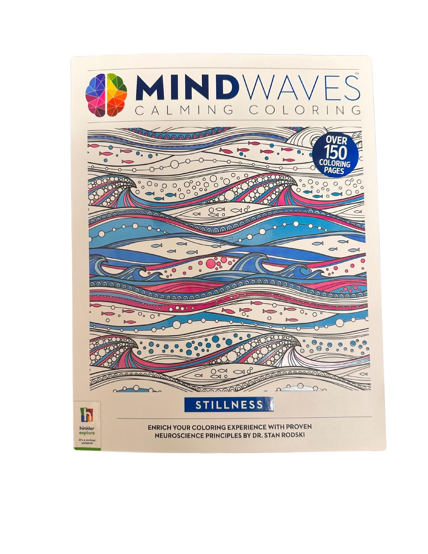 Mind Waves Calming coloring book "stillness"