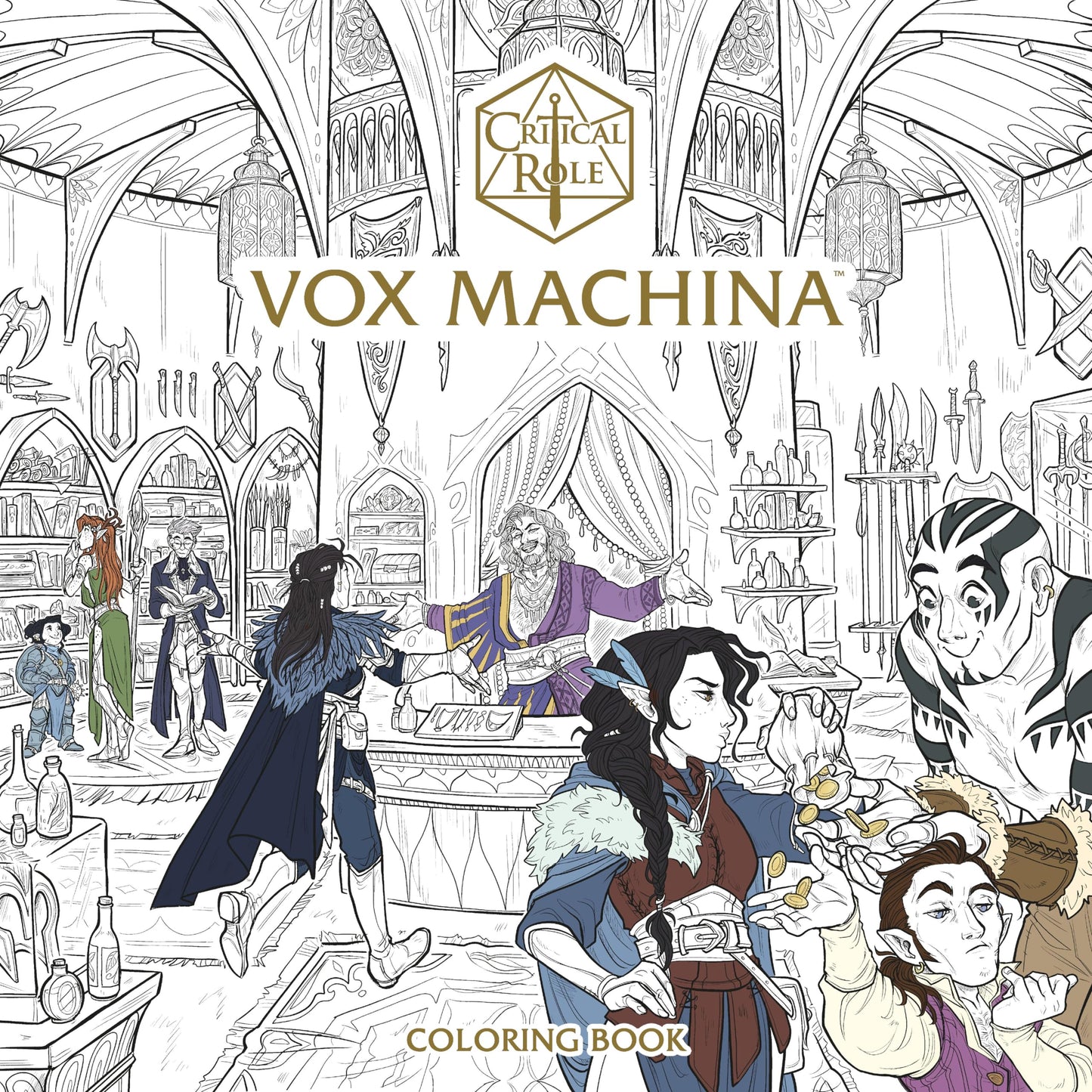 Critical Role: Vox Machina Coloring Book