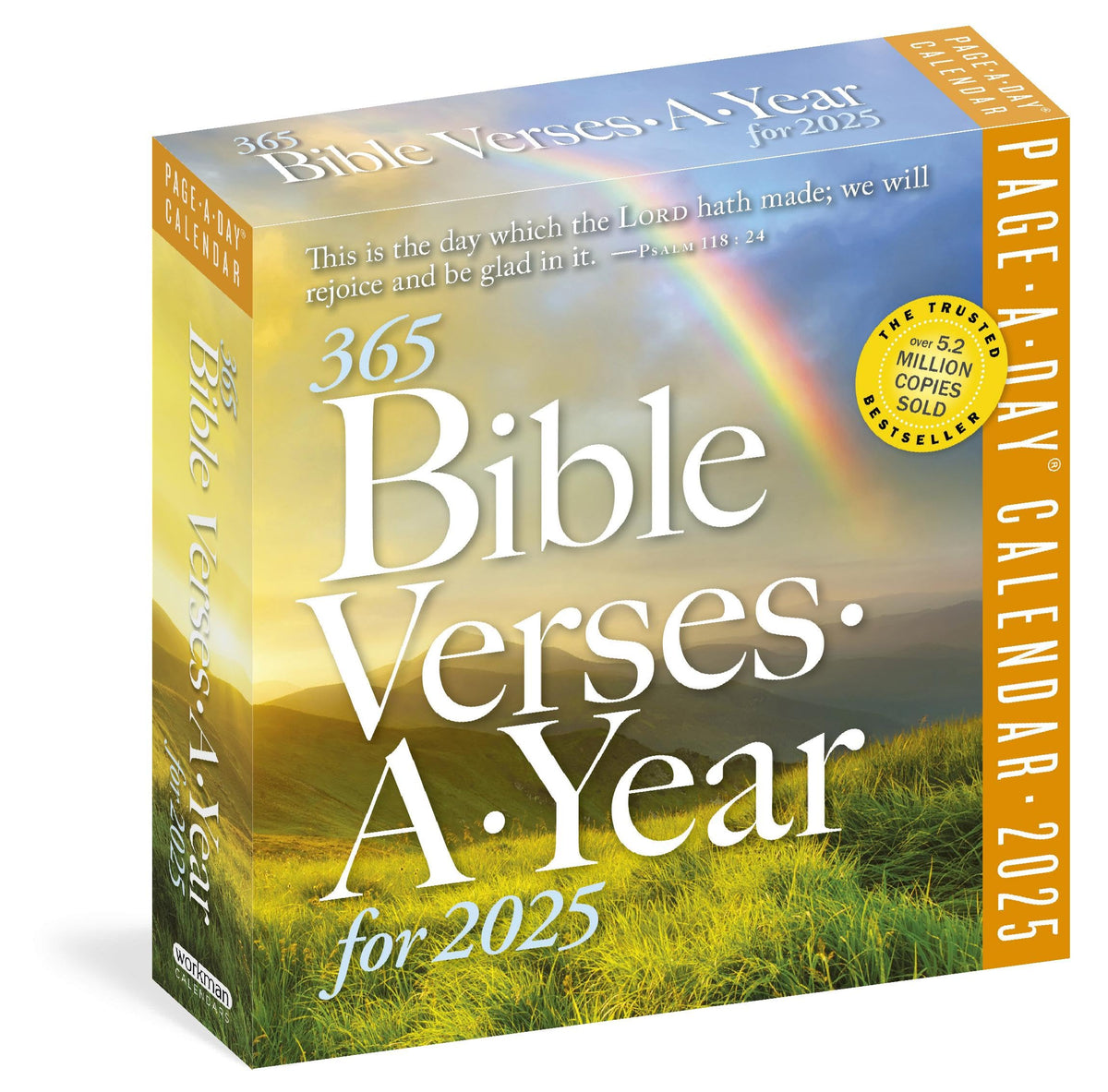 365 Bible Verses-A-Year Page-A-Day® Calendar 2025: Timeless Words from the Bible to Guide, Comfort, and Inspire