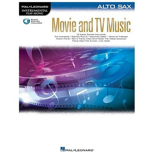 Movie and TV Music for Alto Sax: Instrumental Play-Along Series (Hal Leonard Instrumental Play-along) - 4995