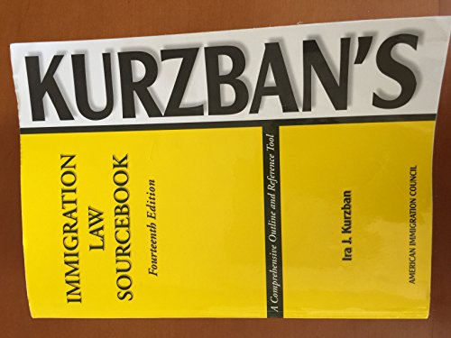 Kurzban's Immigration Law Sourcebook 14th Ed. - 8812