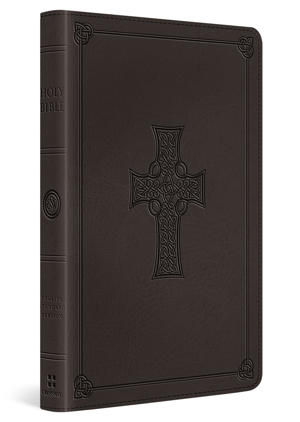 ESV Thinline Bible (TruTone, Charcoal, Celtic Cross Design)