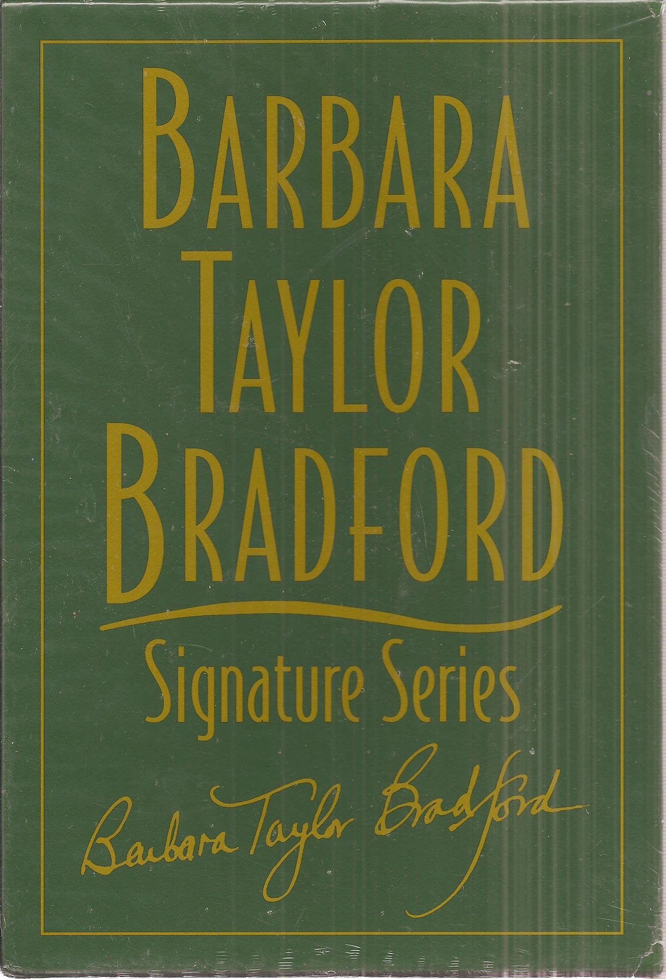 Barbara Taylor Bradford Signature Series Boxed Set 3 Books - To Be the Best, Hold the Dream & a Woman of Substance