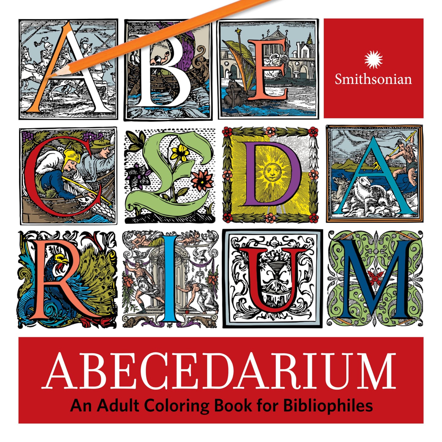 Abecedarium: An Adult Coloring Book for Bibliophiles