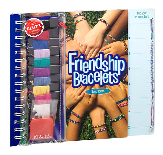 Klutz Friendship Bracelets Craft Kit Multicolored, 10.5" Length x 0.69" Width x 9" Height - 4779