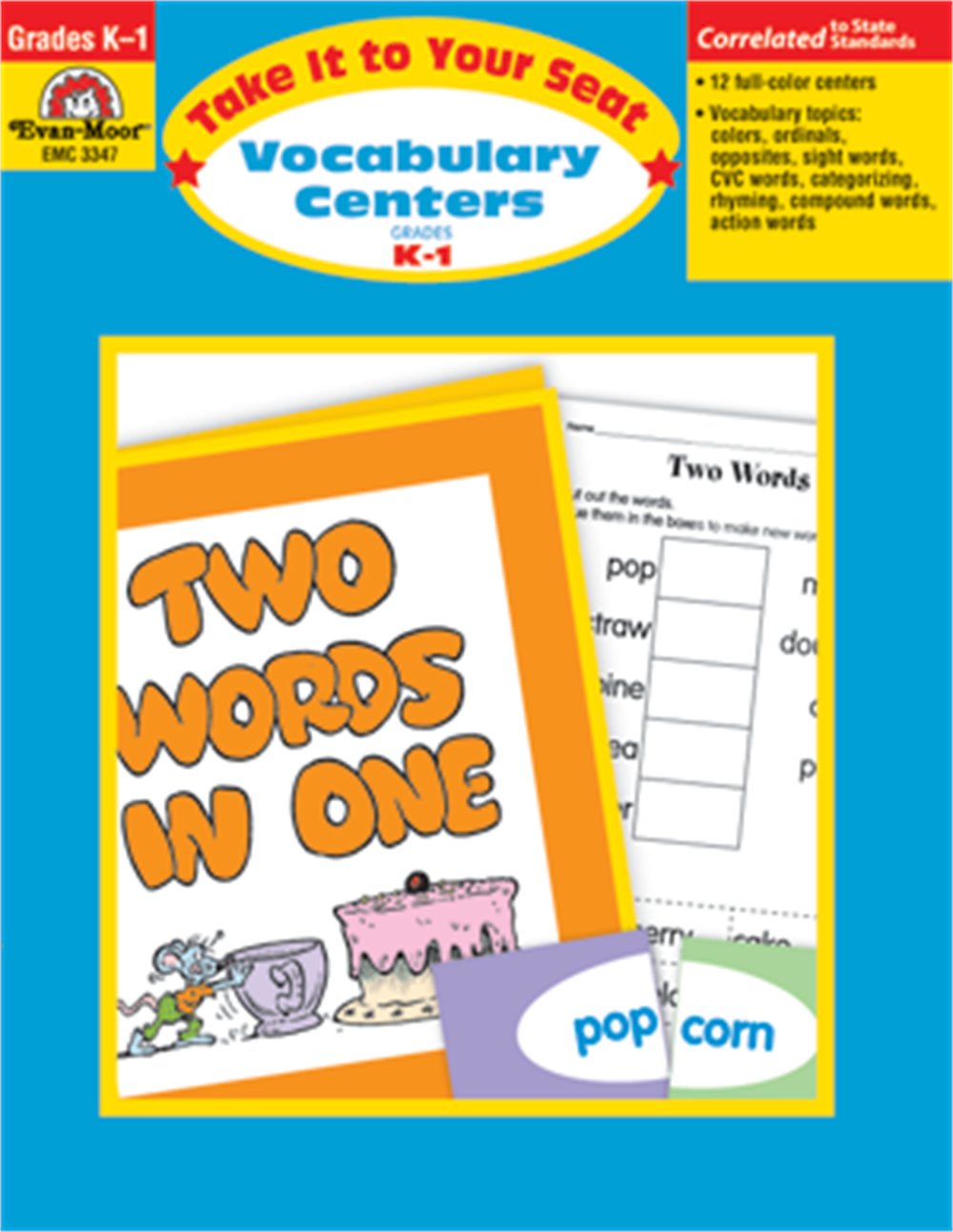 Take It to Your Seat Vocabulary Centers, Grades K-1