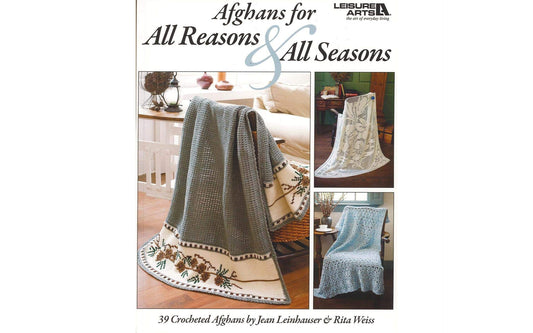 Afghans for All Reasons & All Seasons (Leisure Arts #4422) - 1856