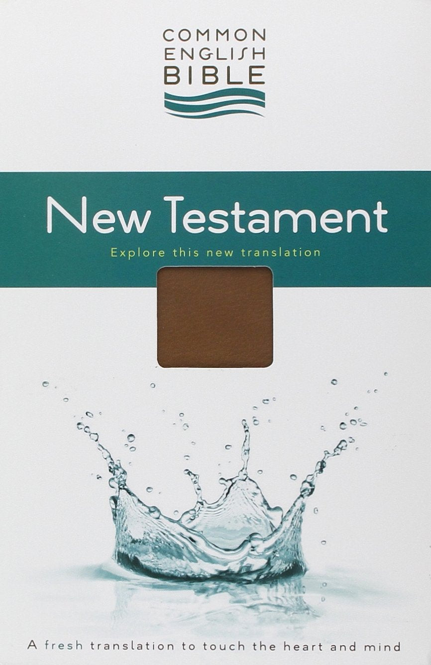 CEB Common English Bible New Testament Decotone: DecoTone Tan/Chocolate Brown