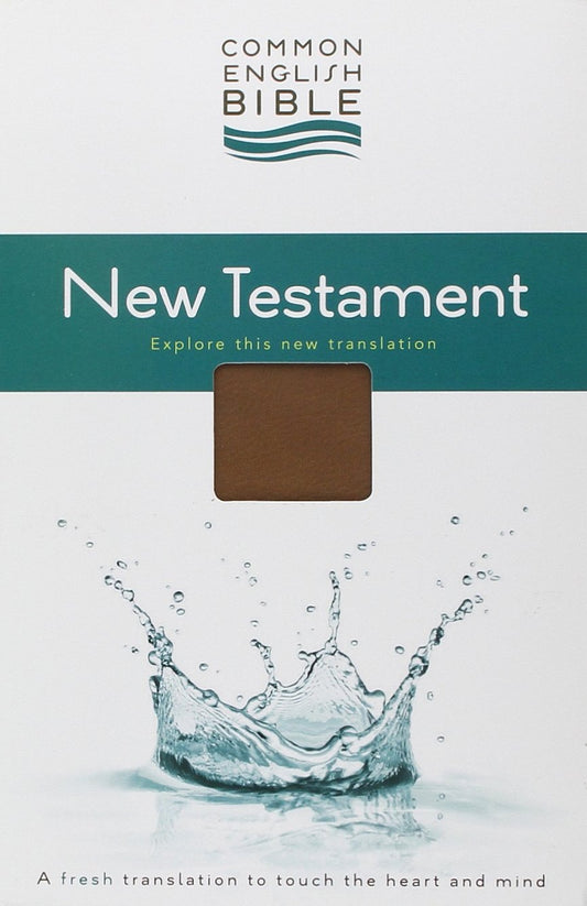 CEB Common English Bible New Testament Decotone: DecoTone Tan/Chocolate Brown