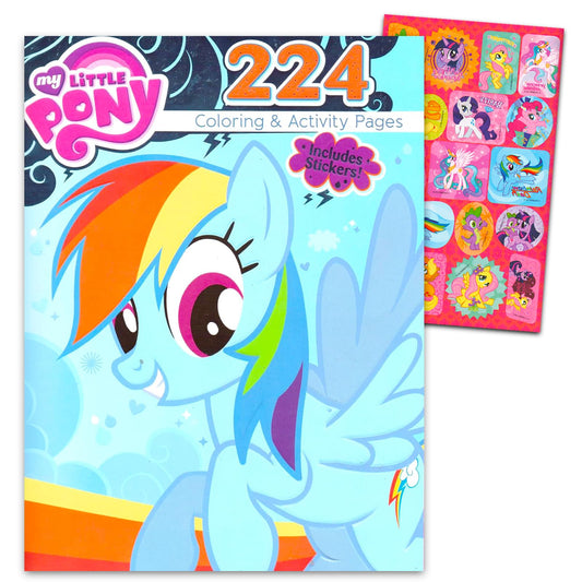 Bendon My Little Pony 224 Coloring & Activity Book Including Stickers