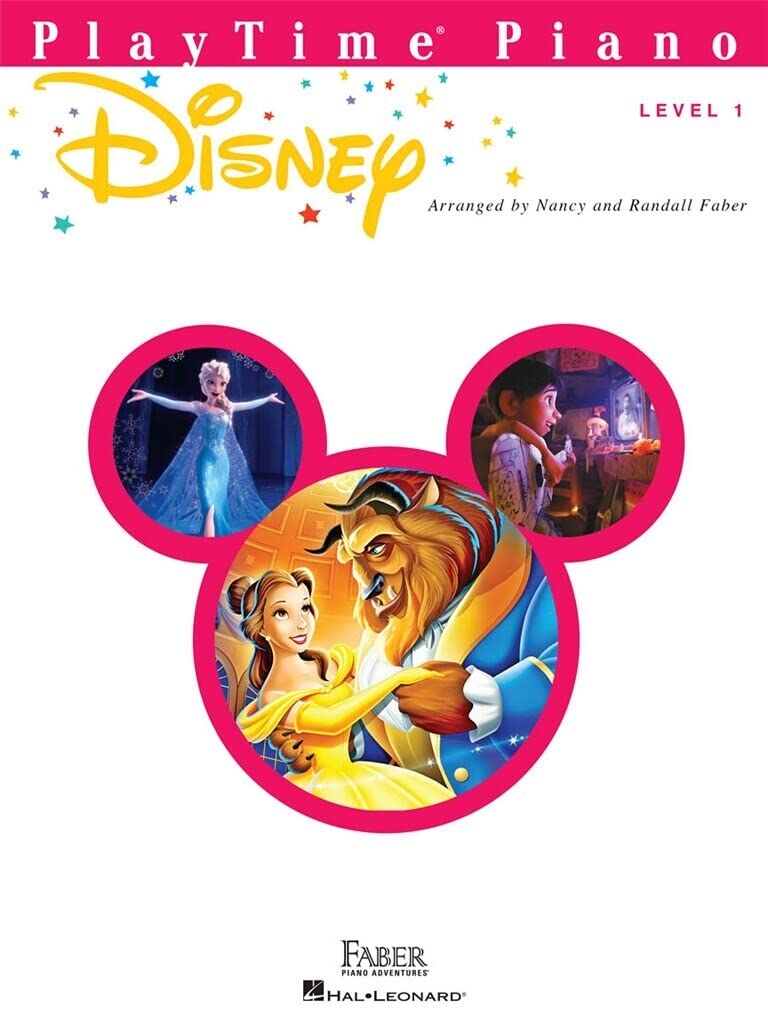 PlayTime Piano: Disney - Level 1 | Beginner Piano Method | Sheet Music with Easy Disney Songs for Young Pianists | Fun Piano Songbook for Practice and Performance | Faber Piano Book for Kids