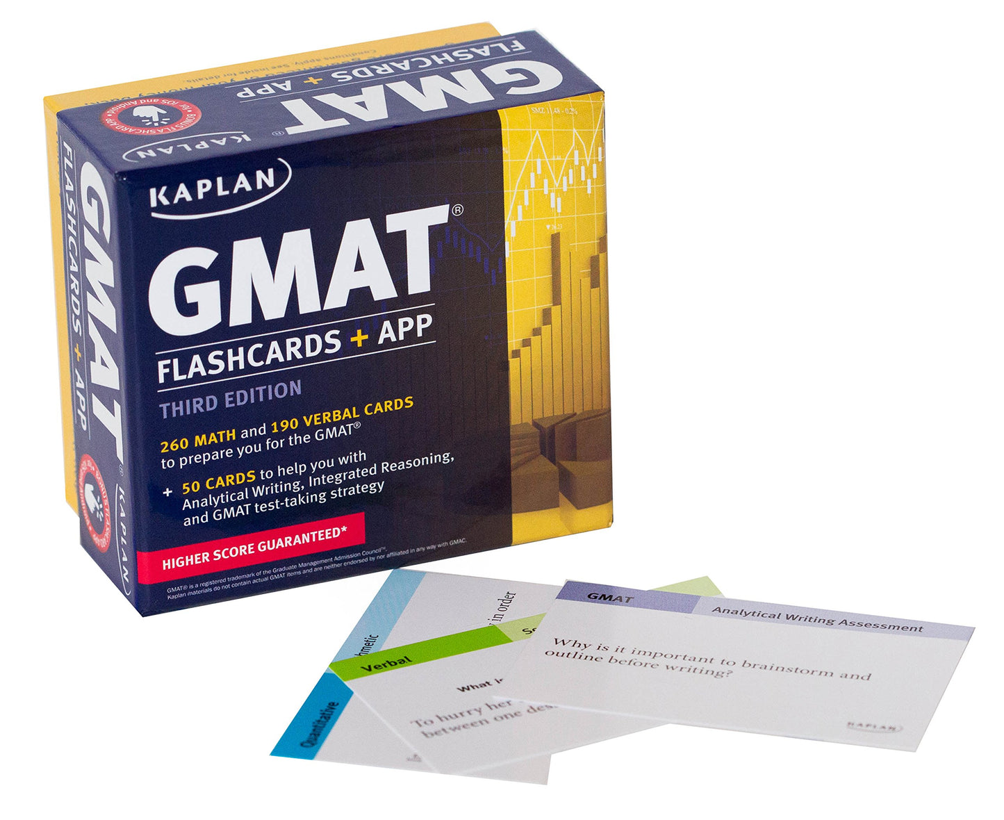 Kaplan GMAT Flashcards + APP (Kaplan Test Prep)
