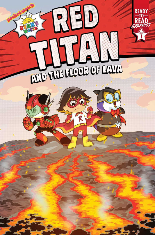 Red Titan and the Floor of Lava: Ready-to-Read Graphics Level 1 (Ryan's World) - 5123