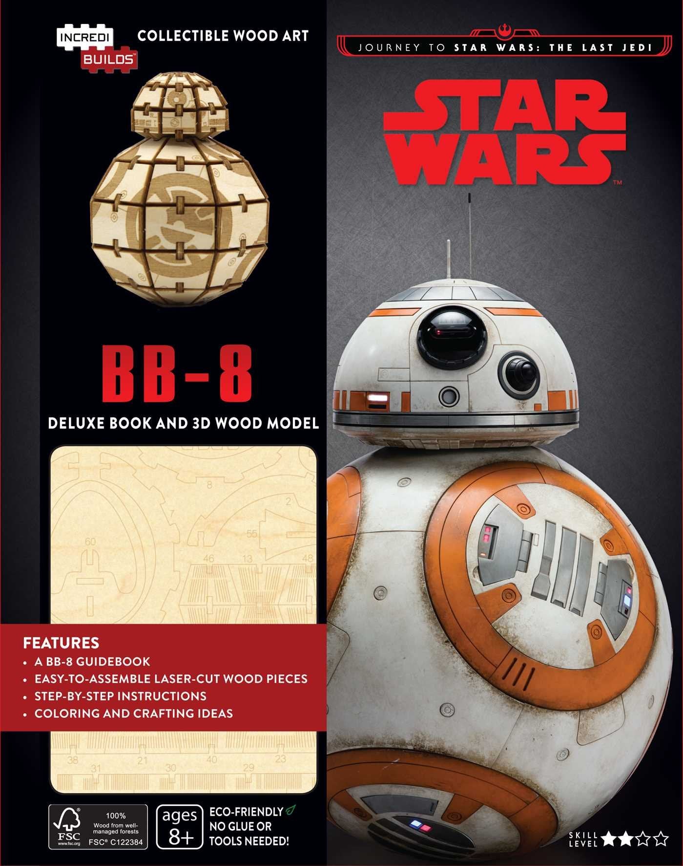 IncrediBuilds: Journey to Star Wars: The Last Jedi: BB-8 Deluxe Book and Model Set: An Inside Look at the Intrepid Little Astromech Droid ... Wars: Journey to Star Wars: The Last Jedi)