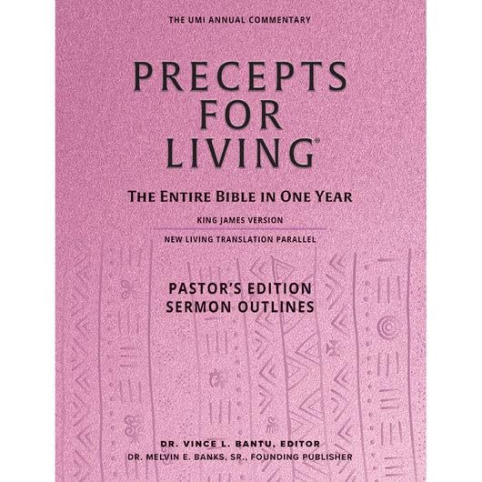 Precepts for Living Commentary 2023-2024 - Pastor Edition - 6198