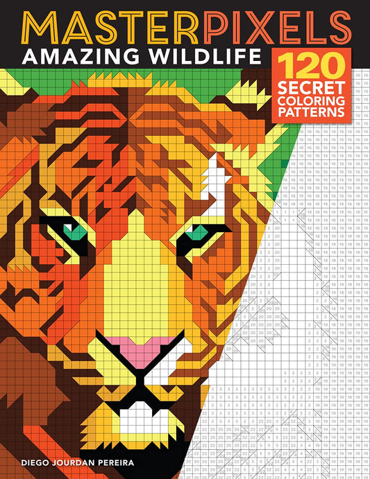 Masterpixels: Amazing Wildlife: 120 Secret Coloring Patterns - 8167